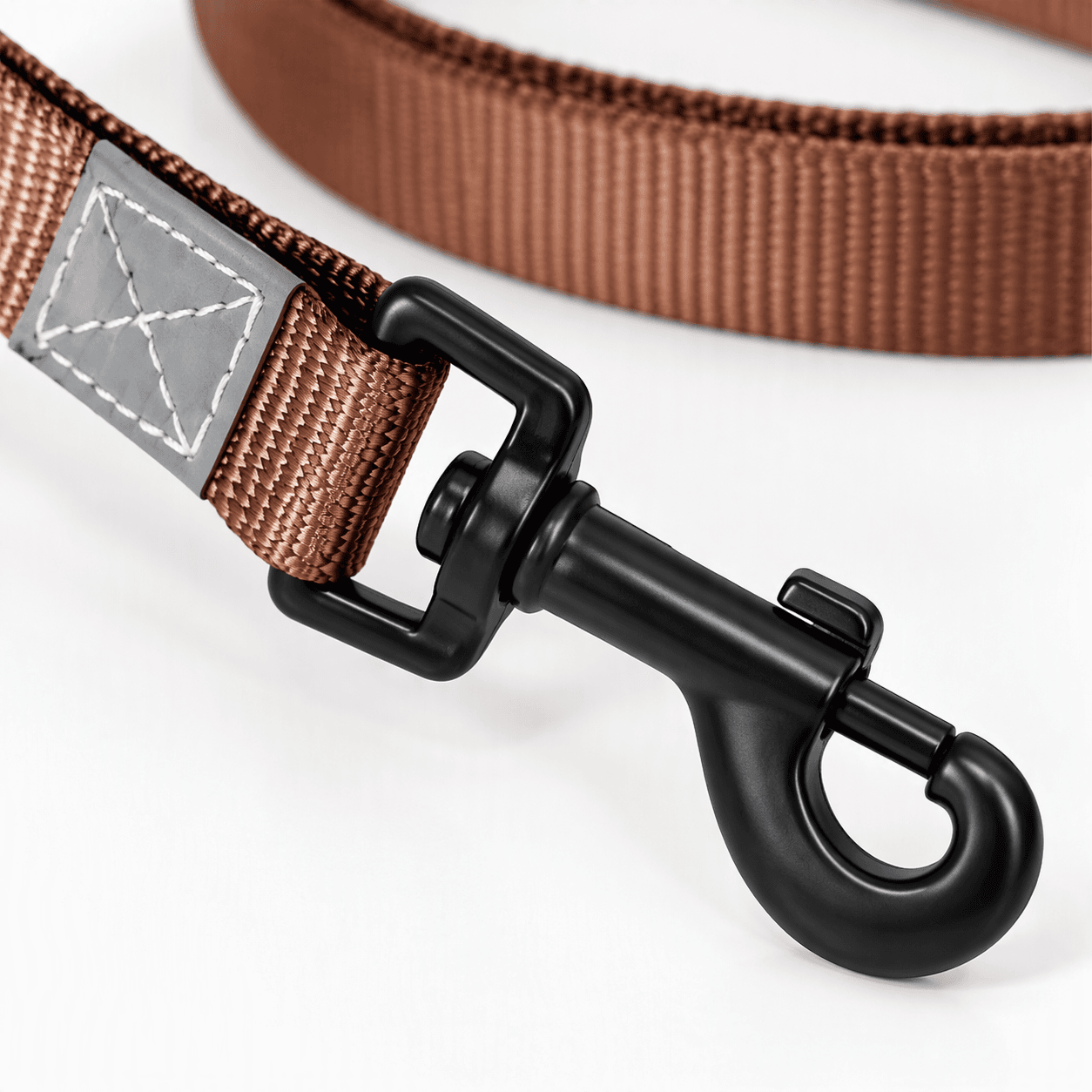 ZOLUX Premium-Nylon-Hundeleine, Größe XS, 1,2 m, 15 mm, mocha – Bild 6