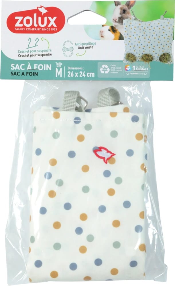 ZOLUX COSY Heutasche für Kaninchen und Meerschweinchen 26 × 24 cm – Bild 3