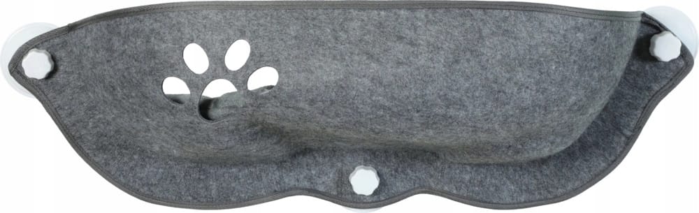 ZOLUX Fensterhängematte für Katzen JACK, grau, 70 x 23,5 x 23,5 cm – Bild 5