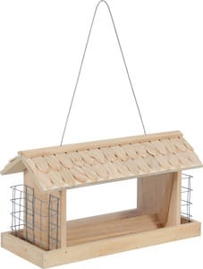 ZOLUX Grizzli Silo Vogelfutterhaus mit Gitter und Holzdach – Bild 2