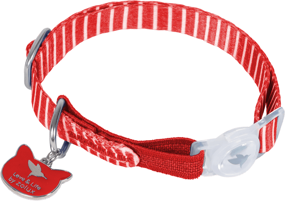 ZOLUX MALO Katzenhalsband mit Anhänger, 20–30 cm, rot – Bild 2