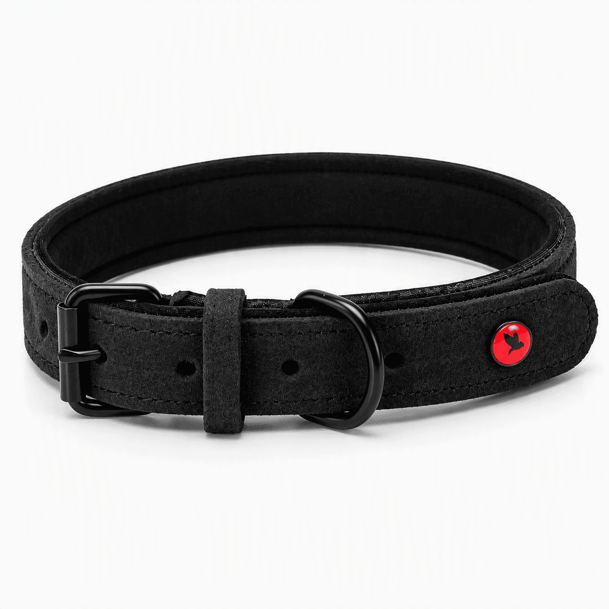 ZOLUX Komfort-Lederhalsband für Hunde, 33–39 cm, 18 mm, schwarz – Bild 8