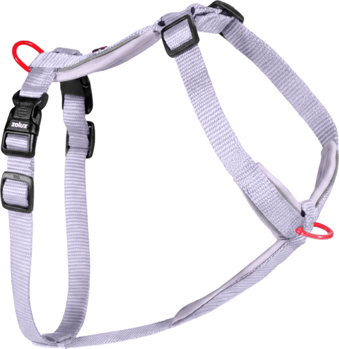 ZOLUX Premium-Nylon-Hundegeschirr, Größe L/XL, 65–97 cm, 25 mm, lila – Bild 2