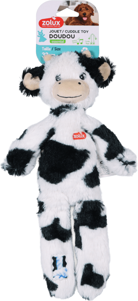 ZOLUX FURRY FARM Plüsch-Hundespielzeug, Kuh Isache, 33 cm – Bild 2