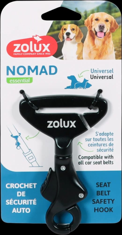 ZOLUX NOMAD Sicherheitsschnalle für Hunde-Autosicherheitsgurte – Bild 1