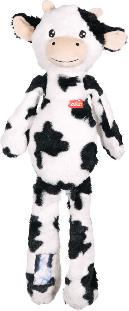 ZOLUX FURRY FARM Plüsch-Hundespielzeug, Kuh Isache, 60 cm – Bild 1
