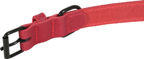 ZOLUX Klassisches Lederhalsband für Hunde, 63–74 cm, 30 mm, bordeauxrot – Bild 3