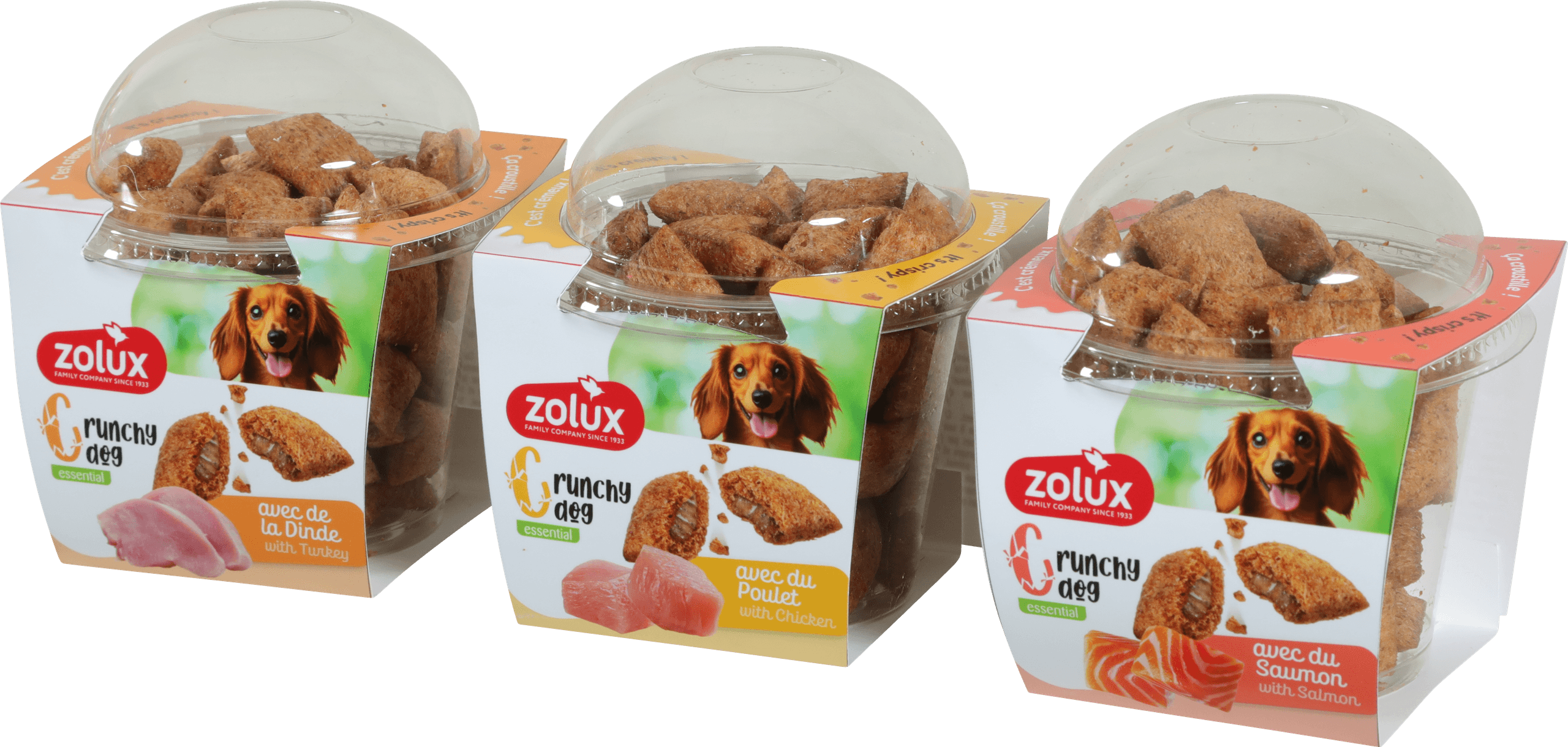 ZOLUX CRUNCHY DOG Hundekekse mit Lachs 75 g – Bild 15