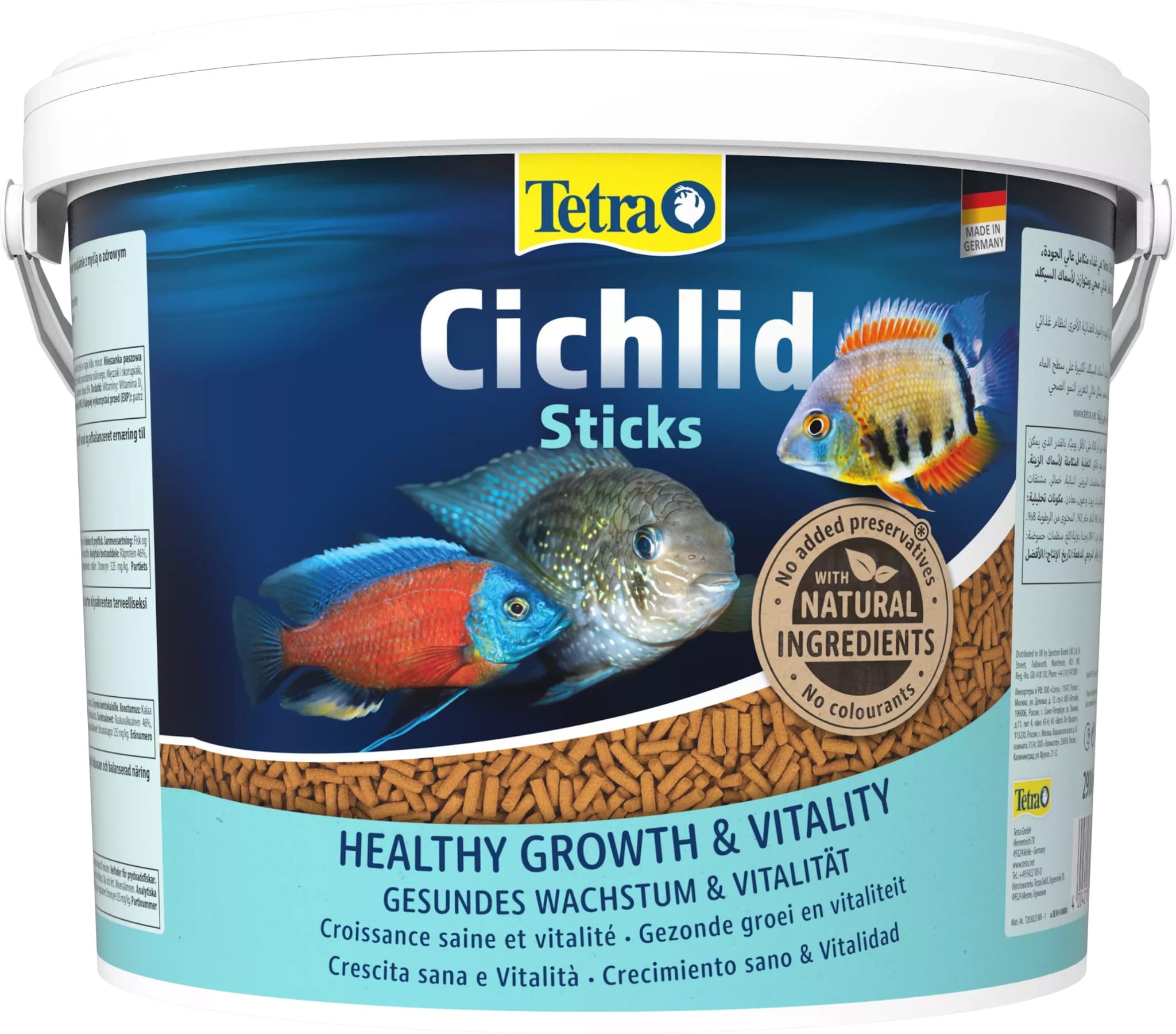 Tetra Cichlid Sticks 10L / 2.9kg – Bild 1