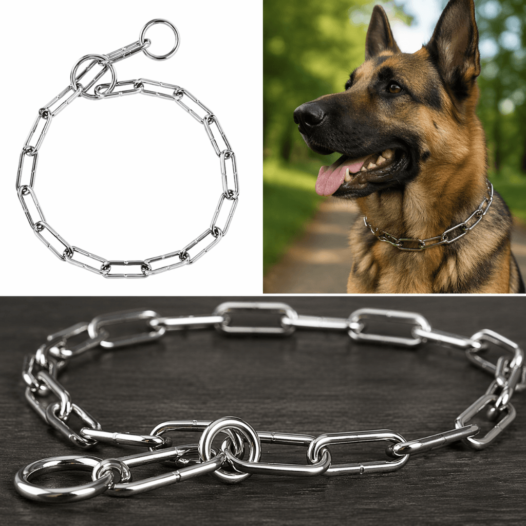 ZOLUX Metall-Würgehalsband für Hunde, 64cm – Bild 5