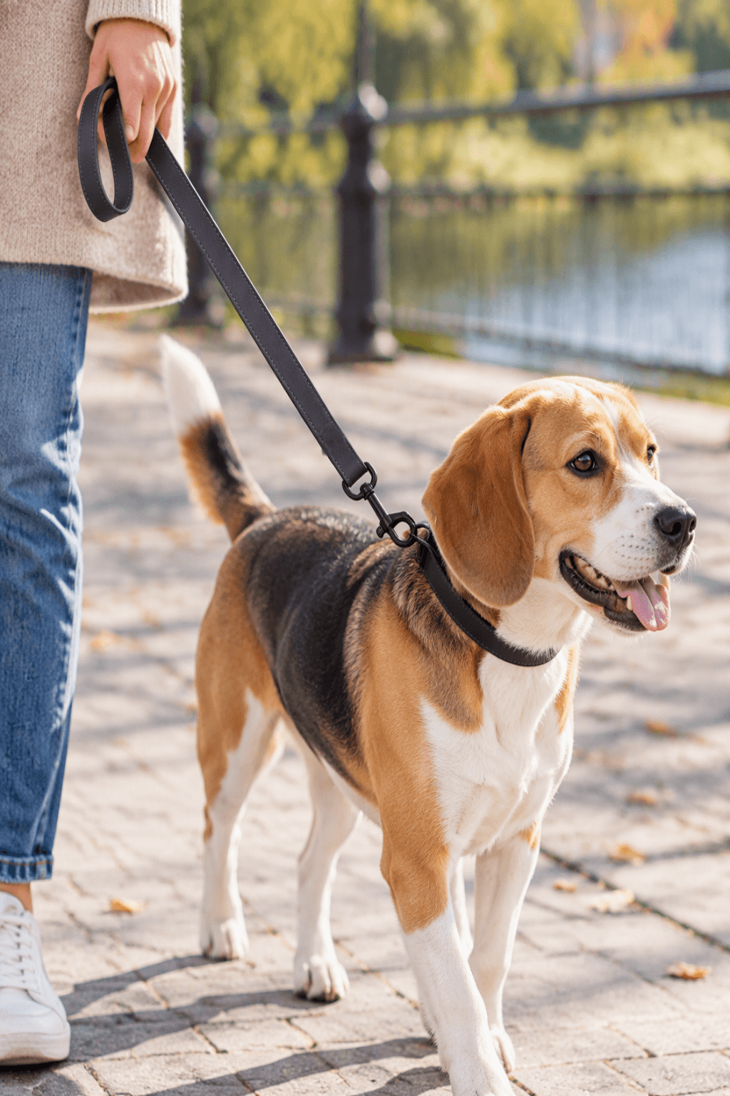 ZOLUX Klassische Lederleine für Hunde, 1 m, 20 mm, schwarz – Bild 7