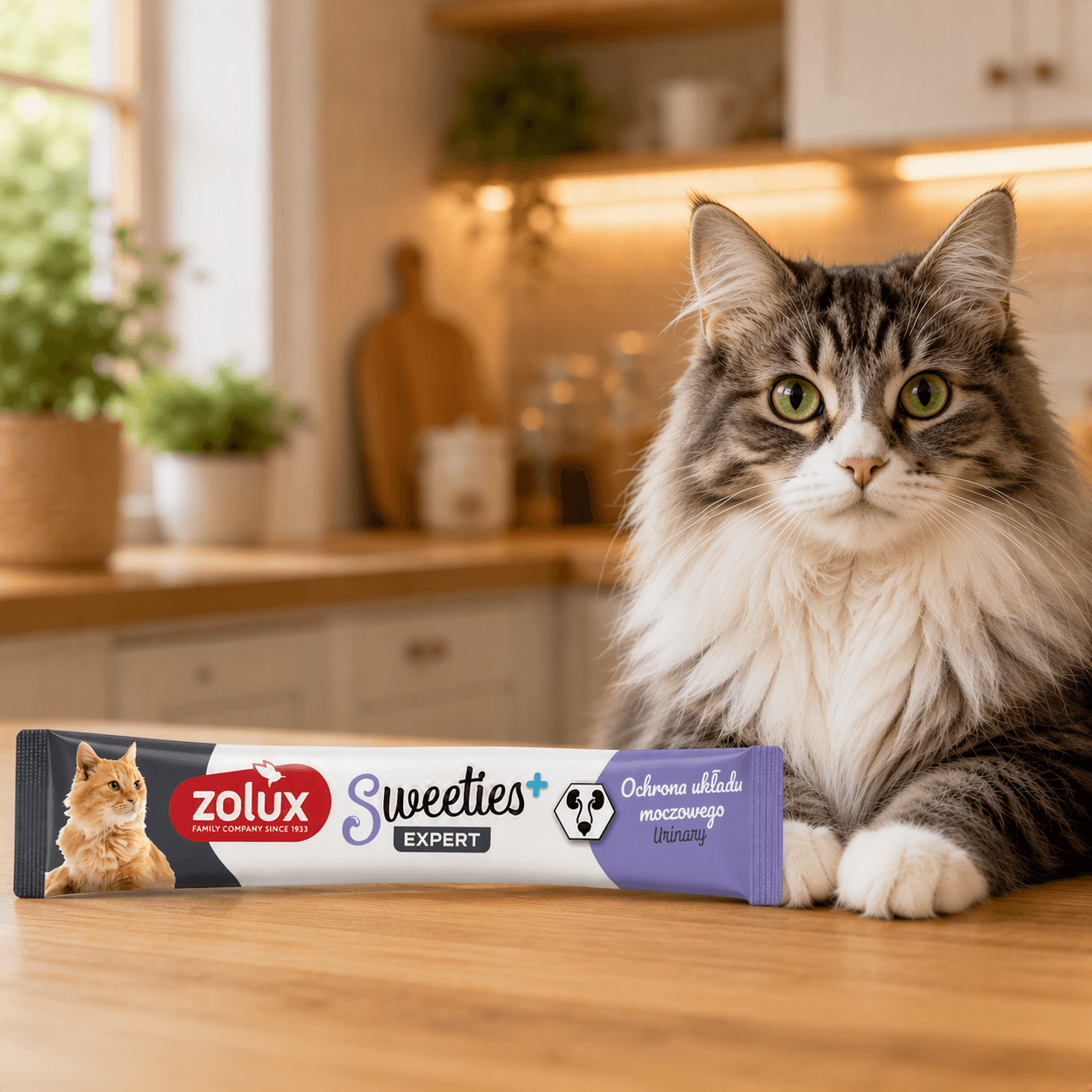 ZOLUX SWEETIES Cremesnack zur Unterstützung der Harnwege mit Hähnchen und Ente, 14 g – Bild 4