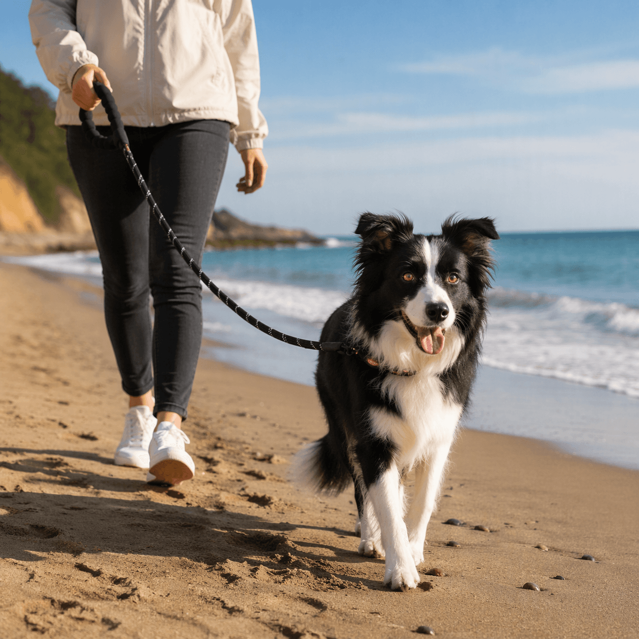ZOLUX Seilleine für Hunde, 3 m, 13 mm, schwarz – Bild 12