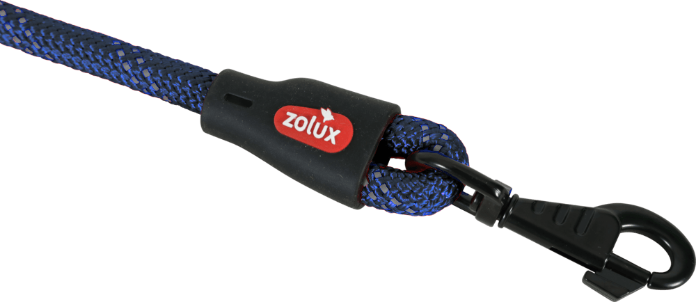 ZOLUX Seilleine für Hunde, 1,2 m, 13 mm, blau – Bild 6
