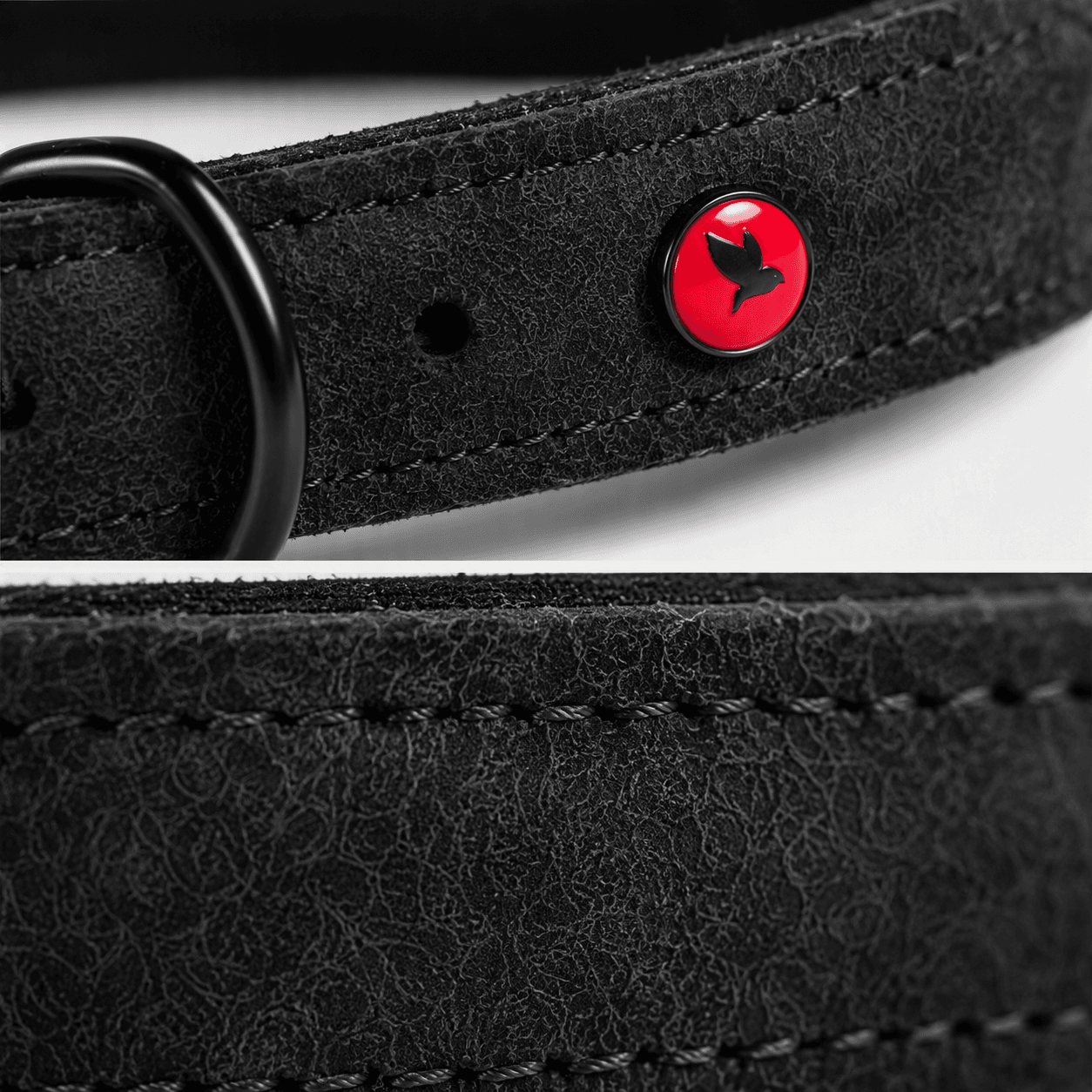 ZOLUX Komfort-Lederhalsband für Hunde, 63–74 cm, 30 mm, schwarz – Bild 6