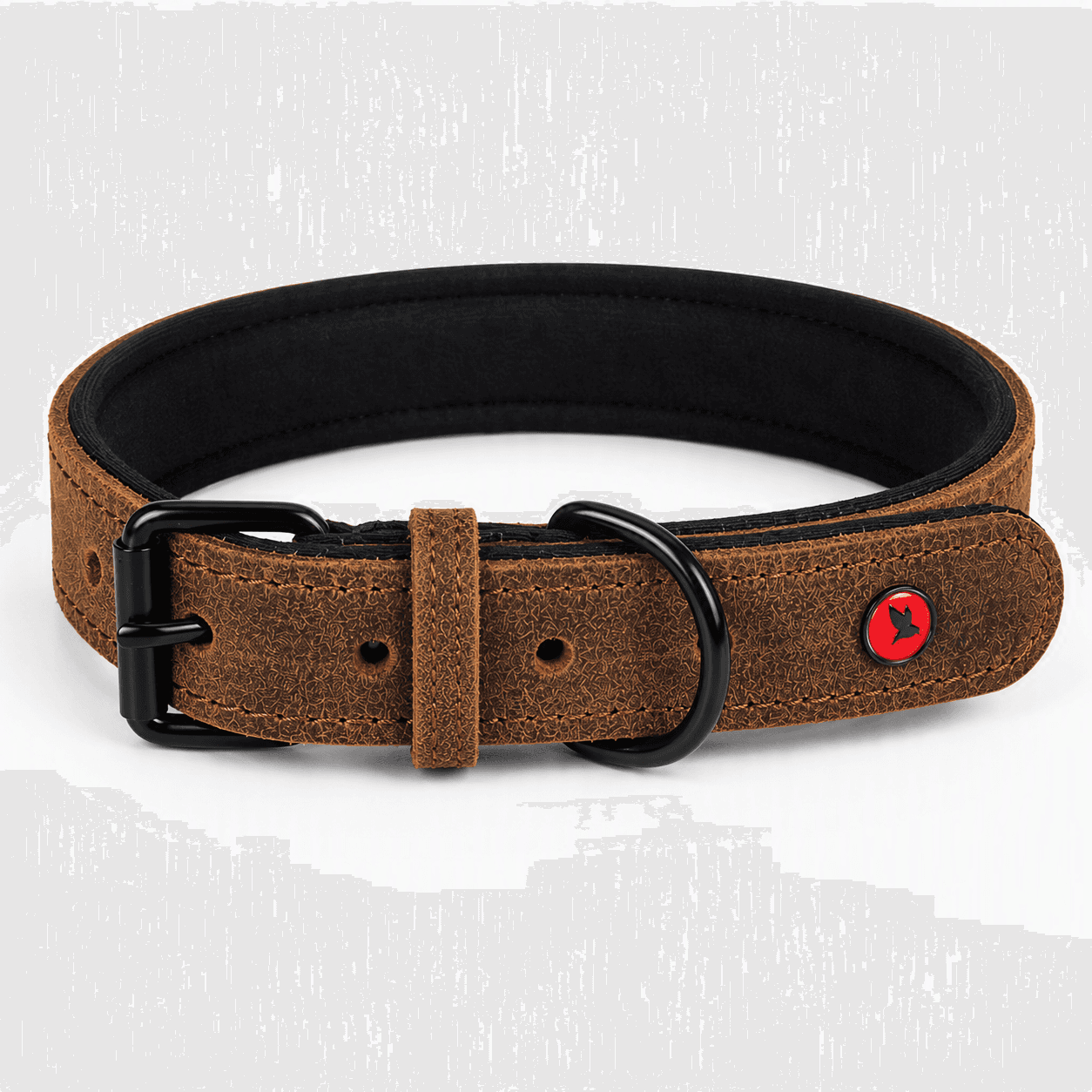 ZOLUX Komfort-Lederhalsband für Hunde, 63–74 cm, 30 mm, braun – Bild 14