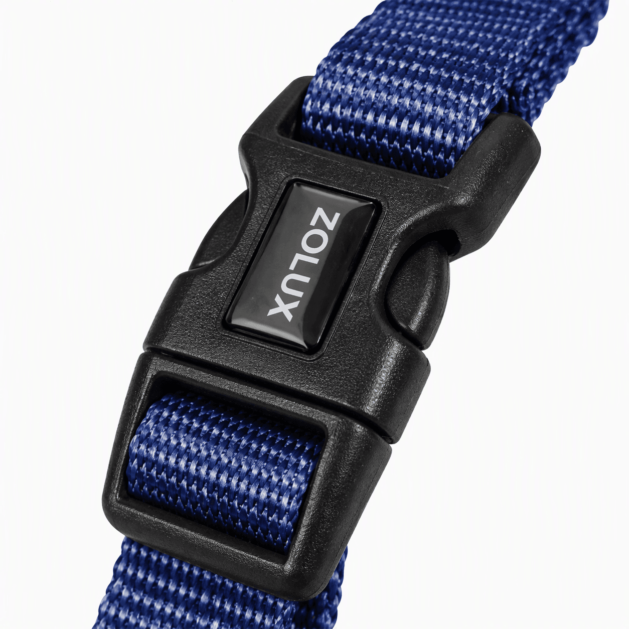 ZOLUX Klassisches Nylon-Hundegeschirr, 27–42 cm, 15 mm, marineblau – Bild 3