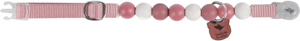 ZOLUX PERLES Katzenhalsband mit Anhänger, 20–30 cm, rosa – Bild 2
