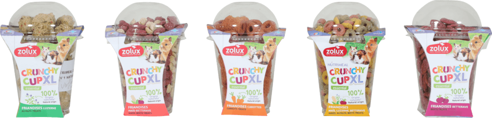 ZOLUX Natürlicher Leckerbissen für Nagetiere NUTRIMEAL CRUNCHY CUP XL Rote Bete 260g – Bild 11
