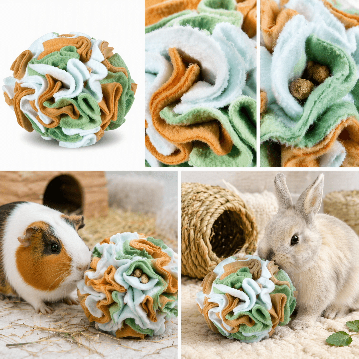 ZOLUX COSY Schnüffelball für Kaninchen und Meerschweinchen 10 cm – Bild 6