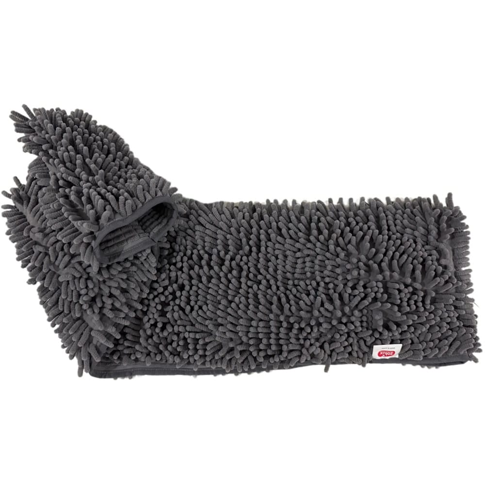 ZOLUX Mikrofaser-Handtuch zum Trocknen von Hunden, 90 × 24 cm, grau – Bild 4