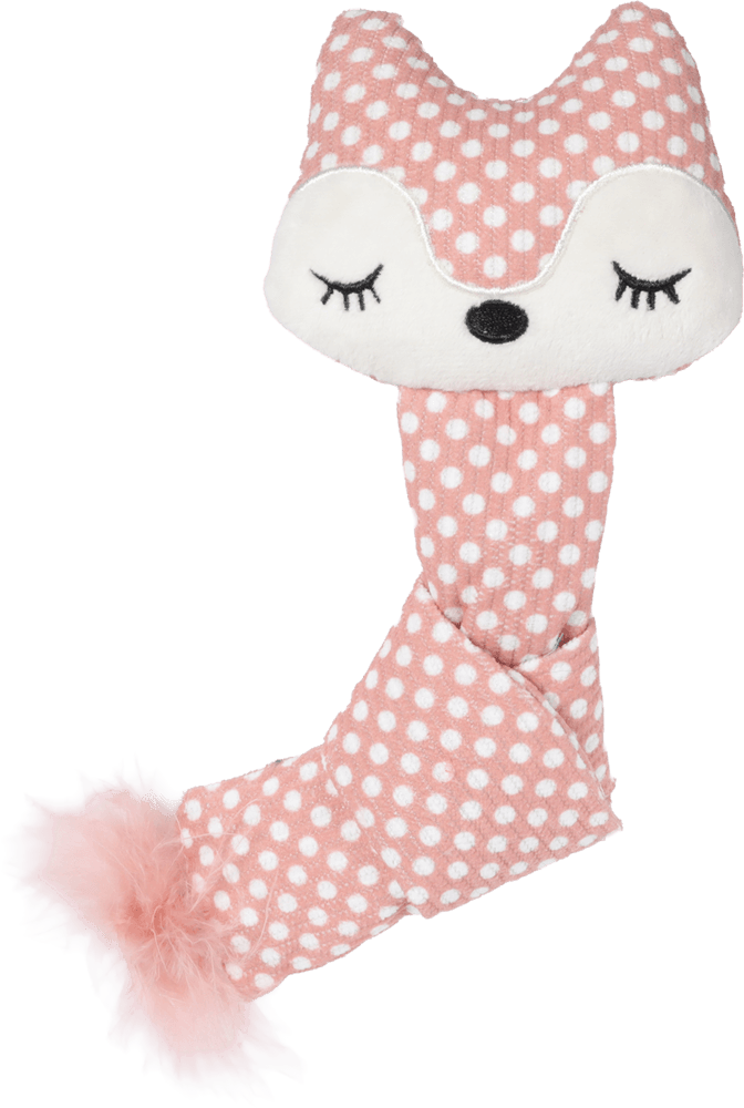 ZOLUX DOTIE Plüsch-Katzenspielzeug Fuchs, rosa – Bild 2