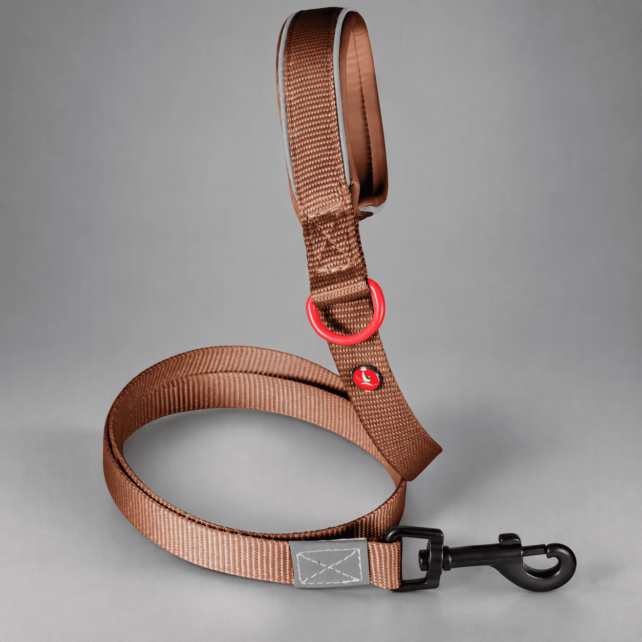 ZOLUX Premium-Nylon-Hundeleine, Größe XL, 1,2 m, 25 mm, mocha – Bild 8