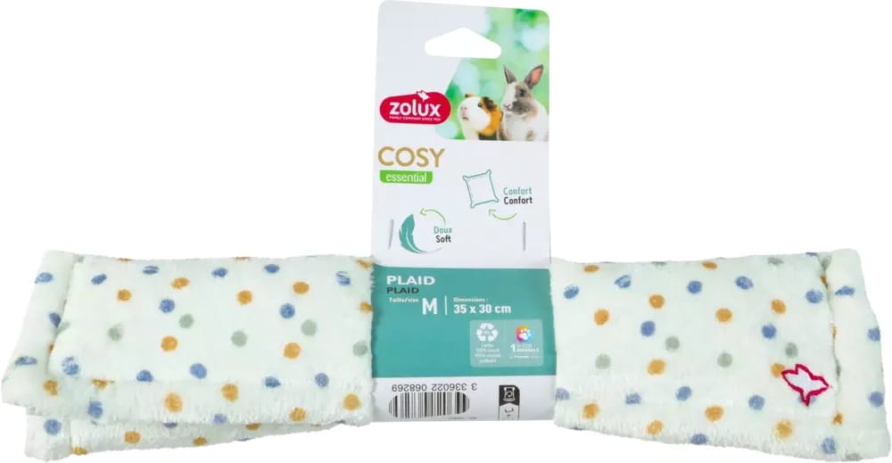 ZOLUX COSY Mini-Decke für Kaninchen und Meerschweinchen 35 × 30 cm – Bild 1