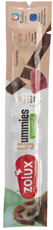 ZOLUX YUMMIES Weicher Trainingssnack Lamm-Stick 12 g – Bild 1