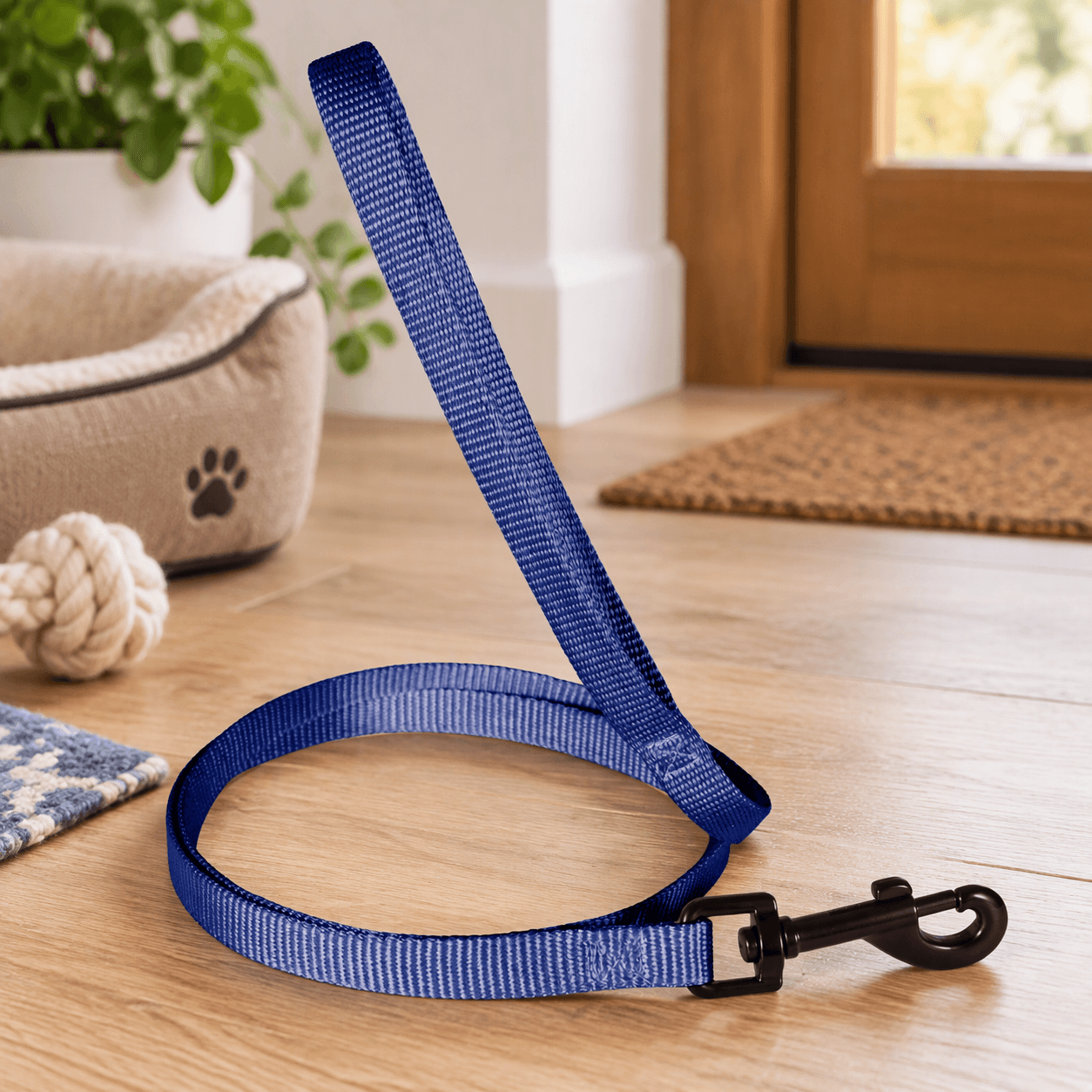 ZOLUX Klassische Nylon-Hundeleine, 1,20 m, 15 mm, marineblau – Bild 4