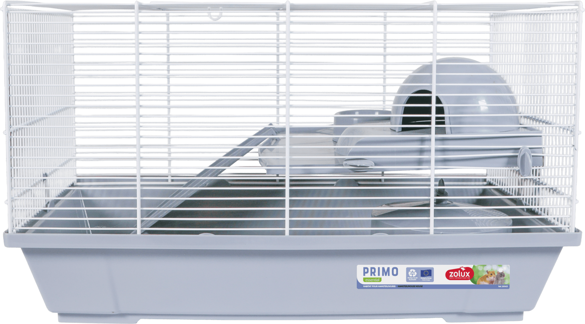 ZOLUX PRIMO 50 Käfig für Hamster und Mäuse, weiß/grau – Bild 5
