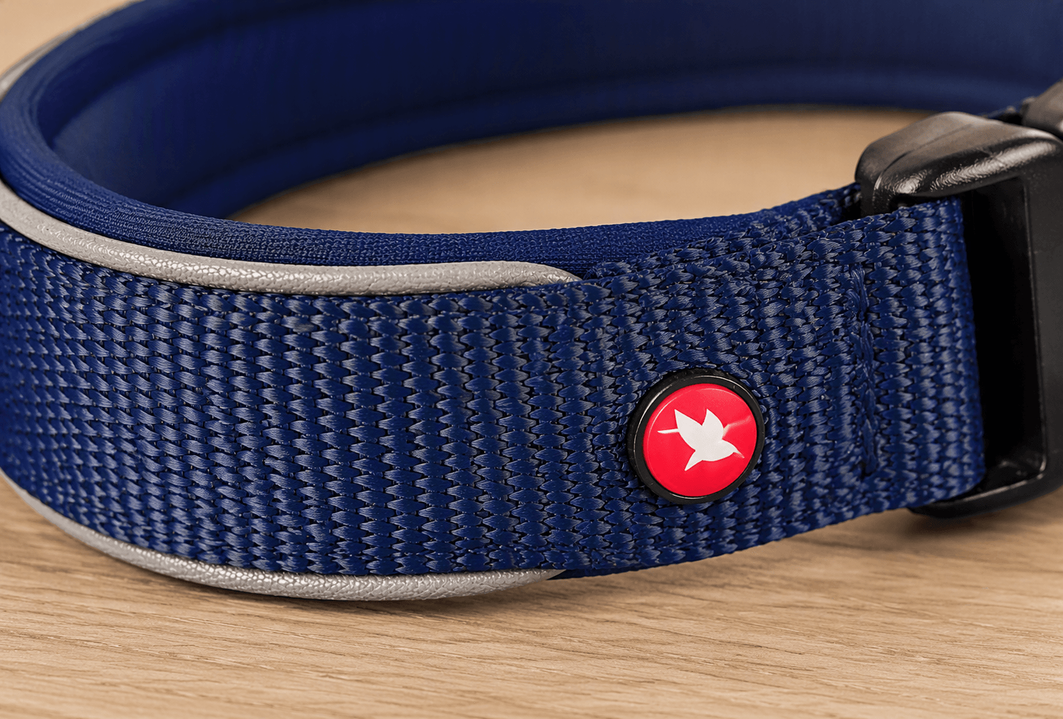 ZOLUX Premium-Nylon-Hundehalsband, Größe XXS, 25–30 cm, 15 mm, marineblau – Bild 6