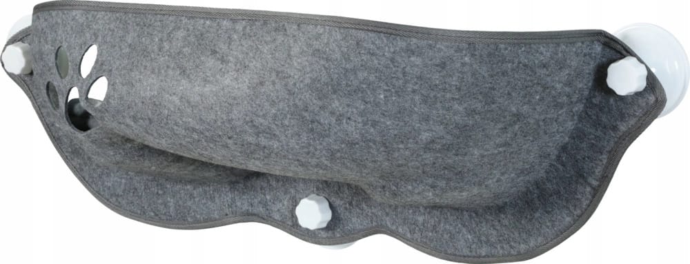 ZOLUX Fensterhängematte für Katzen JACK, grau, 70 x 23,5 x 23,5 cm – Bild 1
