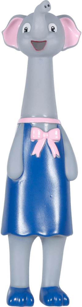 ZOLUX KARTOON Hundespielzeug Elefant mit Quietscher 32 cm – Bild 4