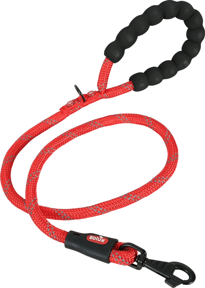 ZOLUX Seilleine für Hunde, 1,2 m, 13 mm, rot – Bild 1