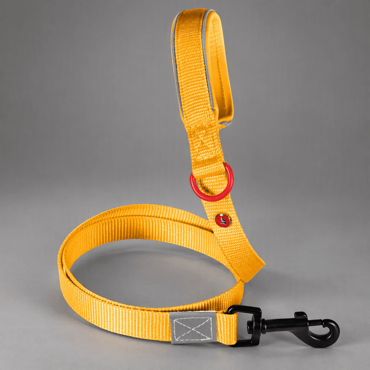 ZOLUX Premium-Nylon-Hundeleine, Größe M, 1,2 m, 20 mm, gelb – Bild 8