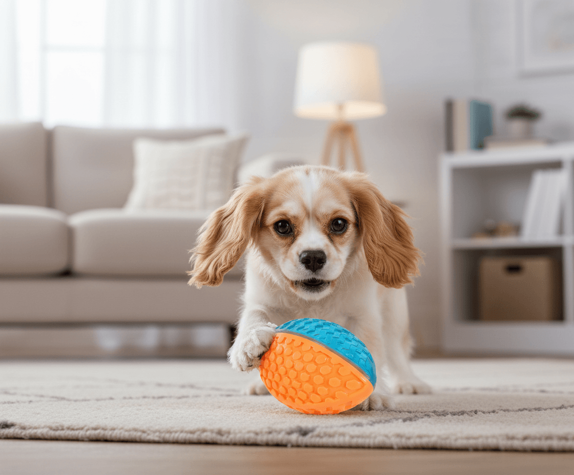 ZOLUX TAO Apportierspielzeug Rugbyball für Hunde 8,5 cm – Bild 7