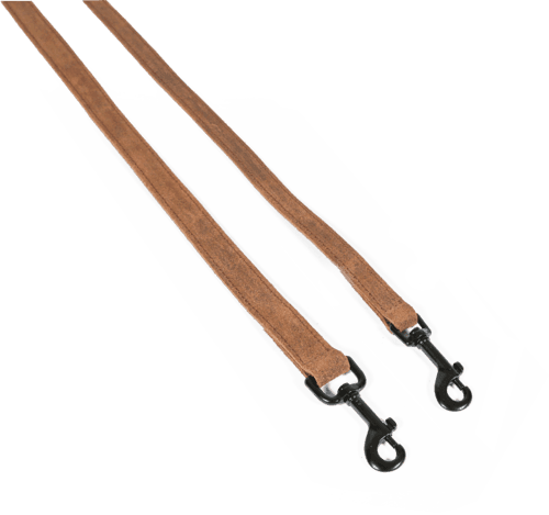 ZOLUX Komfort-Lederleine für Hunde, 1 m, 20 mm, braun – Bild 4