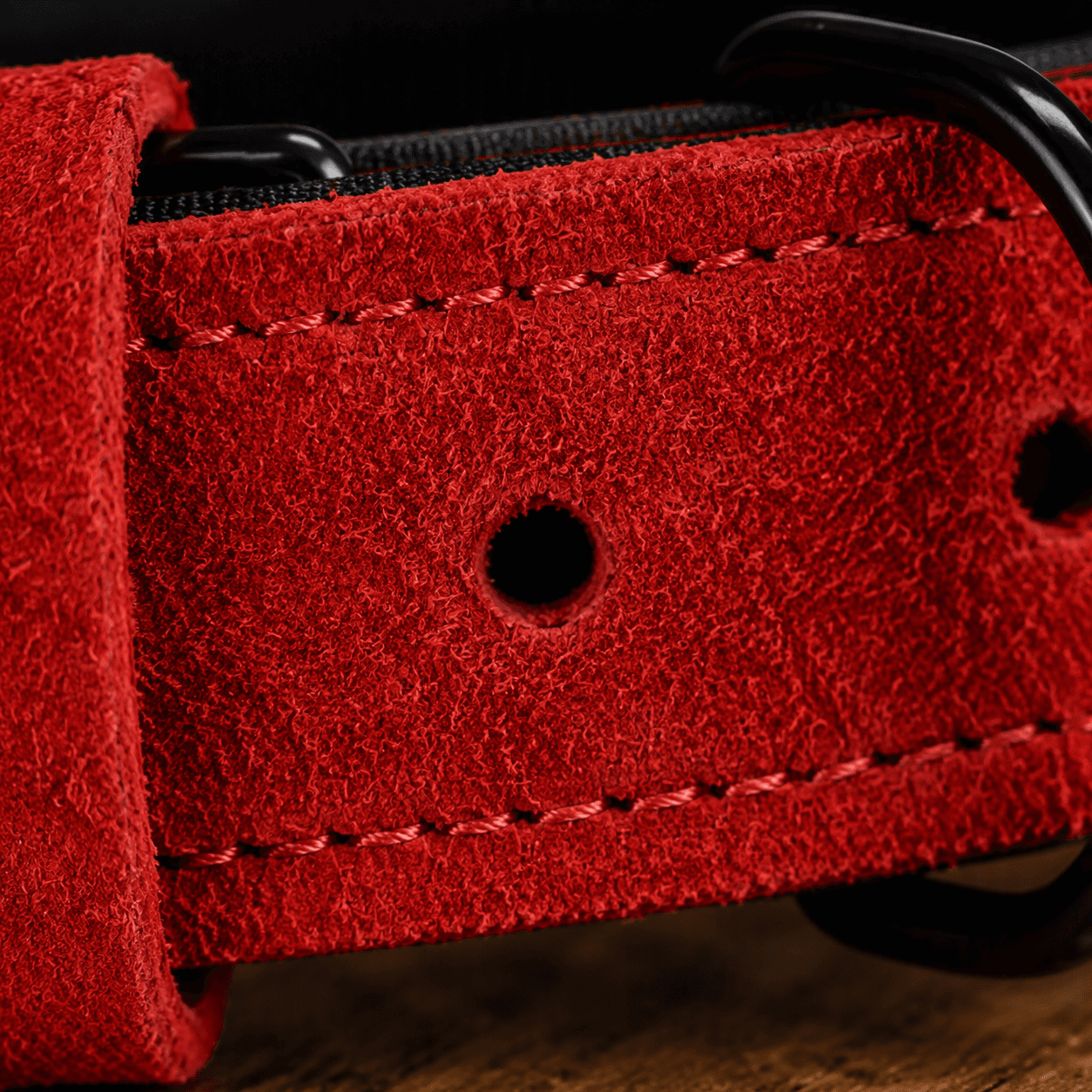 ZOLUX Komfort-Lederhalsband für Hunde, 41–53 cm, 25 mm, rot – Bild 6