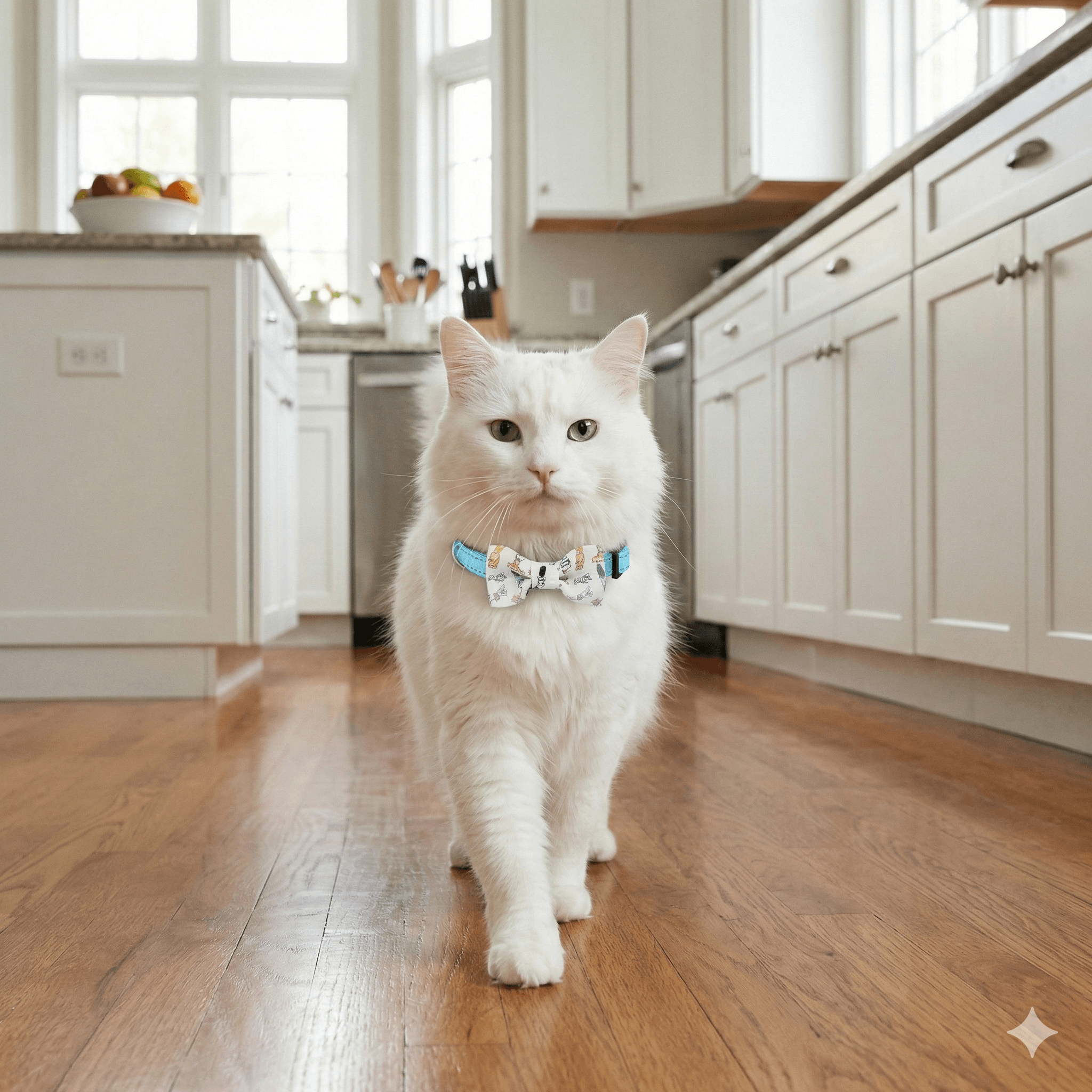 ZOLUX CHATOUILLE Katzenhalsband mit Fliege, blau – Bild 6