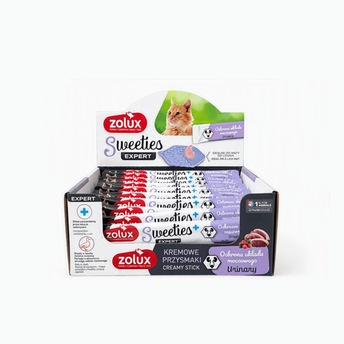 ZOLUX SWEETIES Cremesnack zur Unterstützung der Harnwege mit Hähnchen und Ente, 14 g – Bild 5
