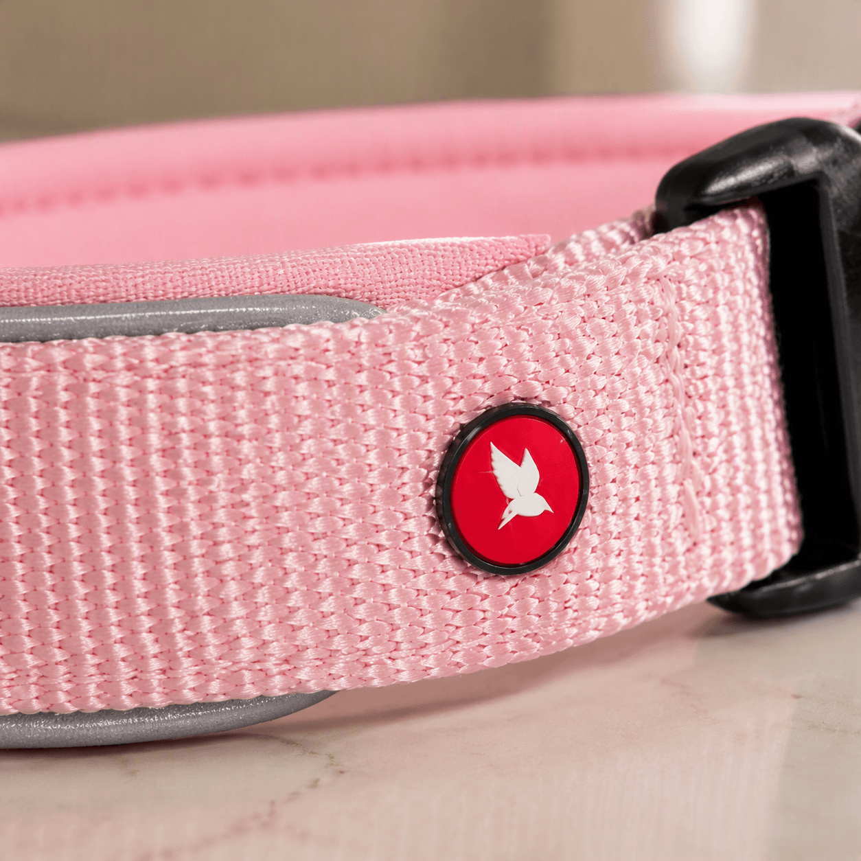 ZOLUX Premium-Nylon-Hundehalsband, Größe M, 40–45 cm, 20 mm, rosa – Bild 6