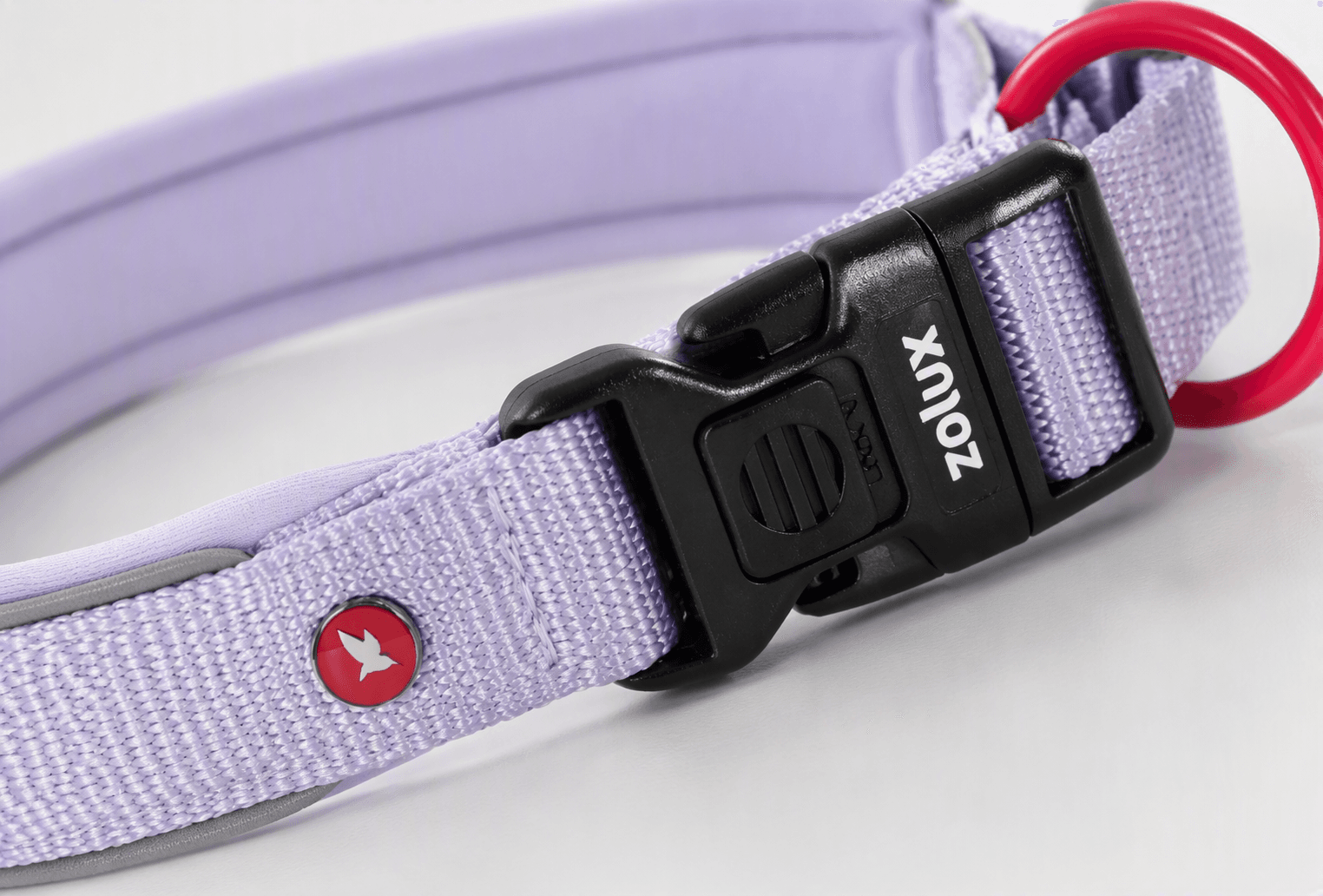 ZOLUX Premium-Nylon-Hundehalsband, Größe S, 35–40 cm, 20 mm, lila – Bild 5