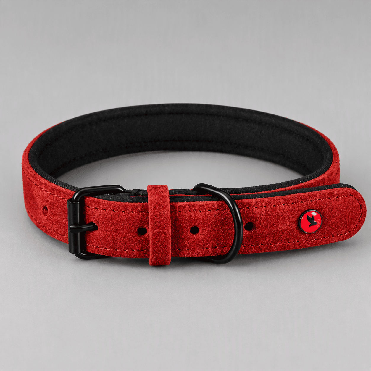 ZOLUX Komfort-Lederhalsband für Hunde, 17–24 cm, 14 mm, rot – Bild 8