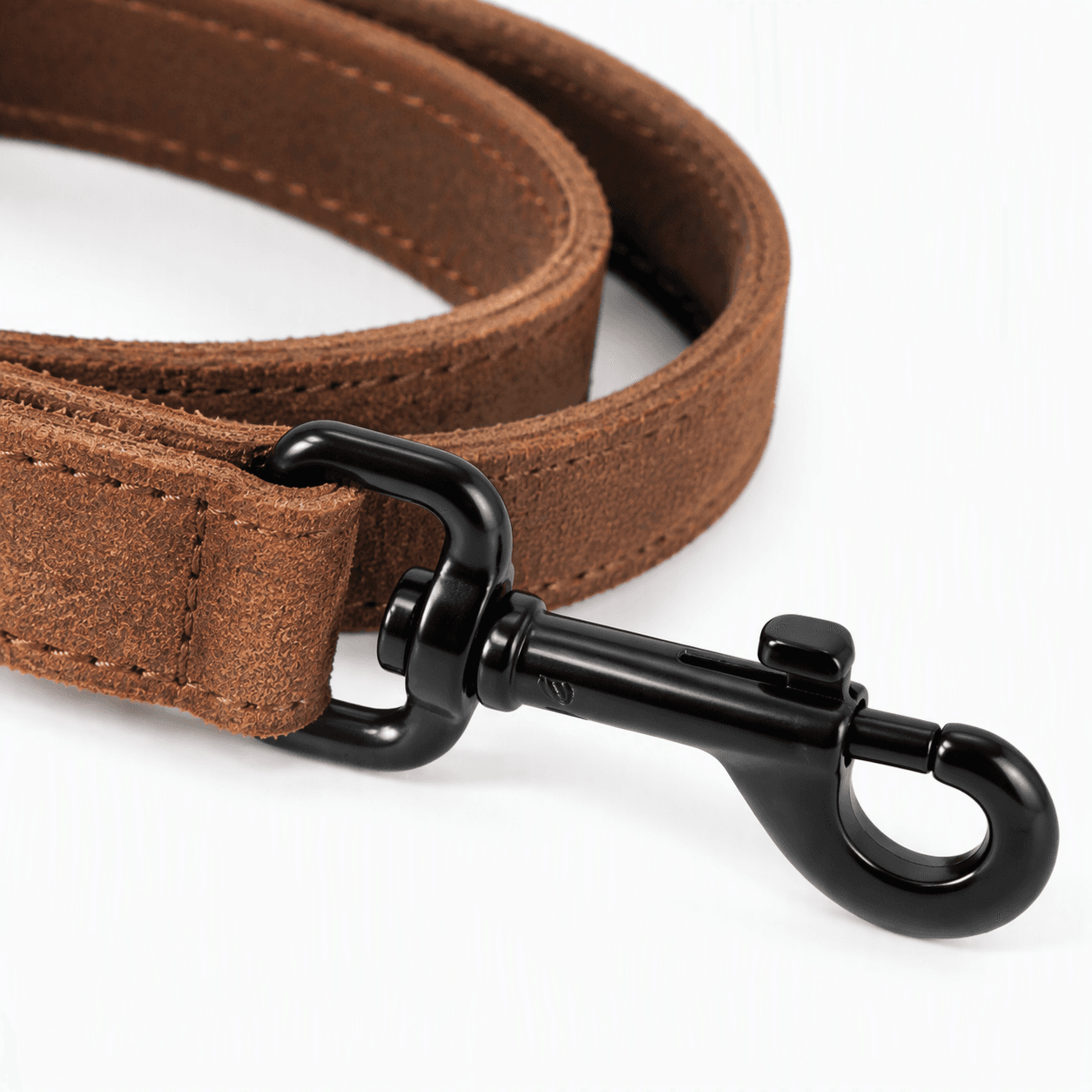 ZOLUX Komfort-Lederleine für Hunde, 1 m, 20 mm, braun – Bild 5