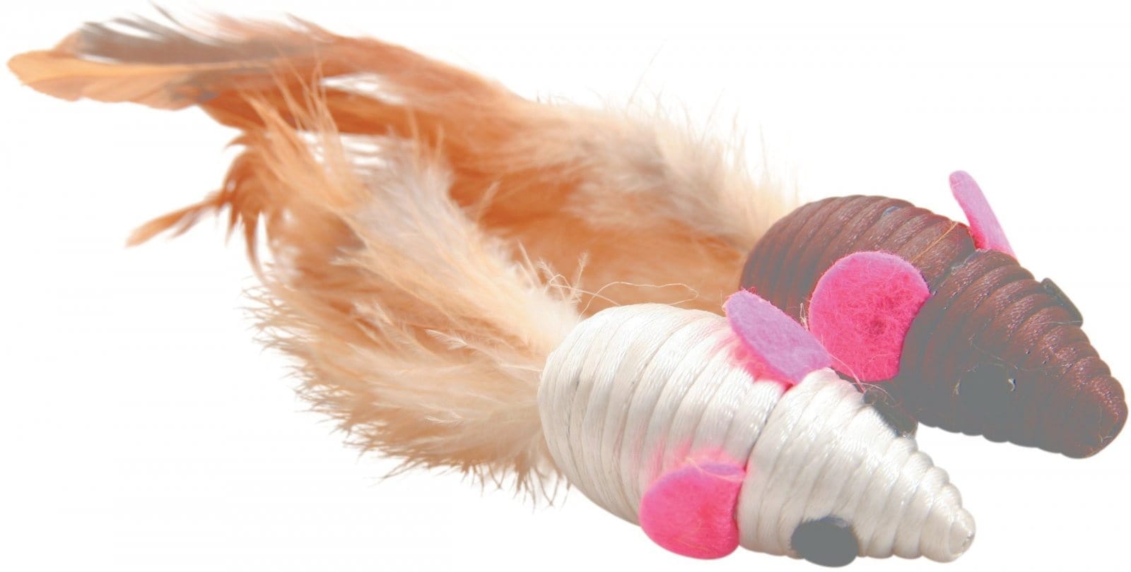 ZOLUX Katzenspielzeug, 2 Mäuse mit Federn 5 cm – Bild 2