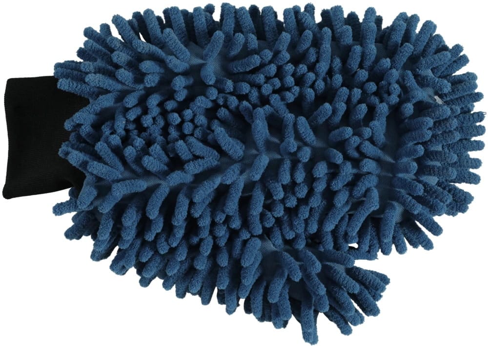 ZOLUX Mikrofaser-Handtuchmatte mit Handschuh zum Trocknen von Hunden, 90 × 60 cm, blau – Bild 5