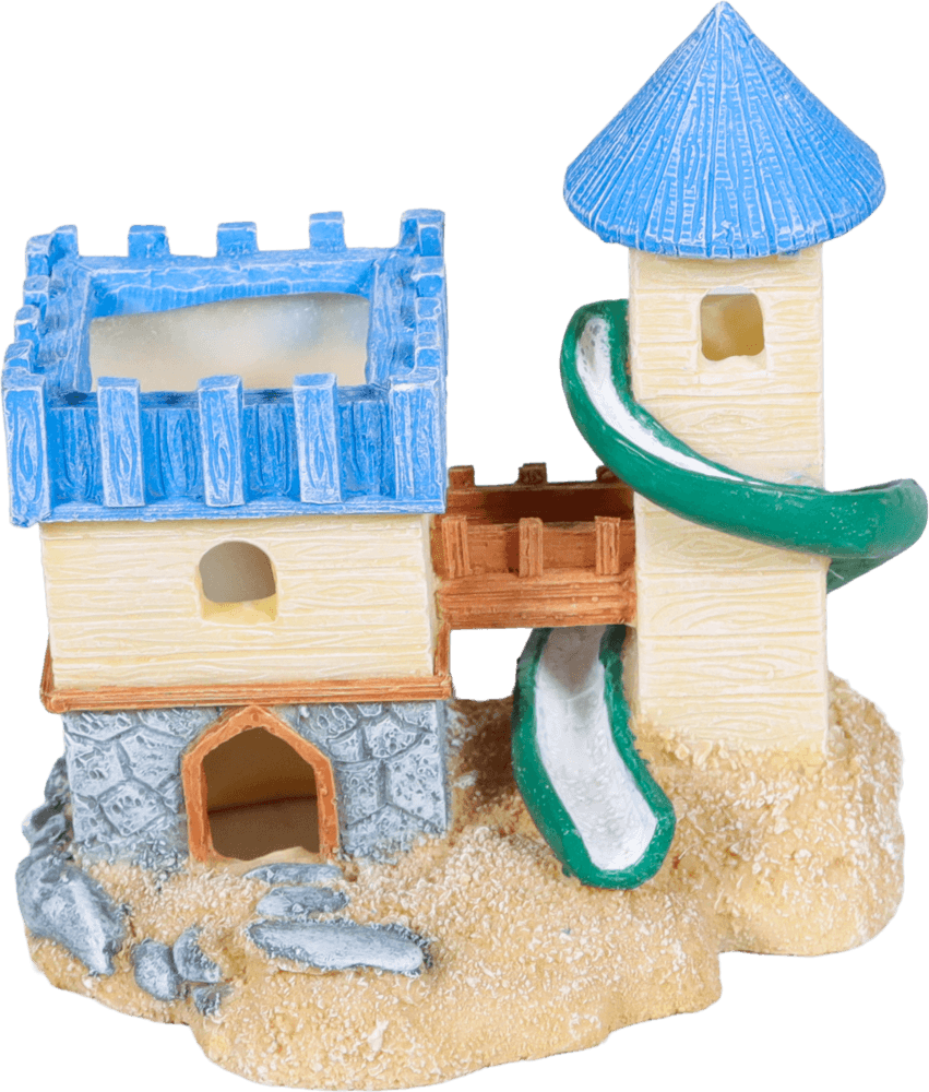 ZOLUX Aquariendekoration RIVAGE 3 Haus 10 x 8 x 8,8 cm – Bild 1