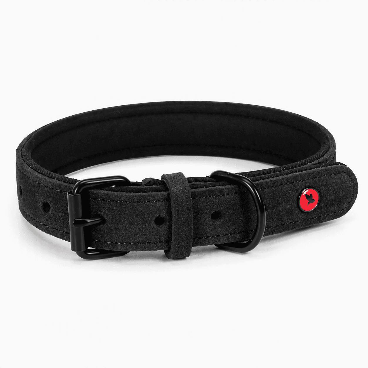 ZOLUX Komfort-Lederhalsband für Hunde, 63–74 cm, 30 mm, schwarz – Bild 8