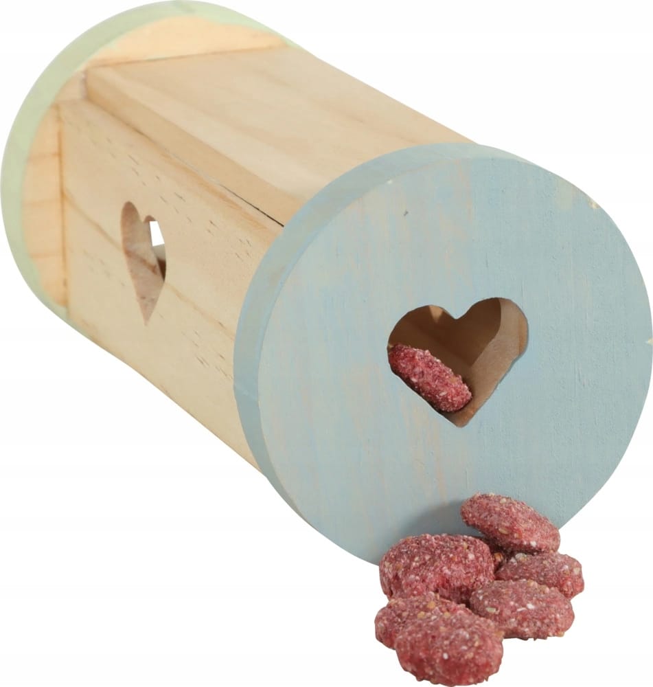 ZOLUX COSY Holz-Snackrolle für Kaninchen und Meerschweinchen 6 × 6 × 12 cm – Bild 1